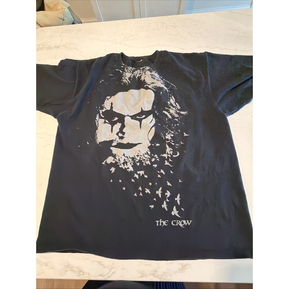 Vintage Y2K The Crow, Eric Draven Brandon Lee Gothic Movie Tshirt Tag Removed